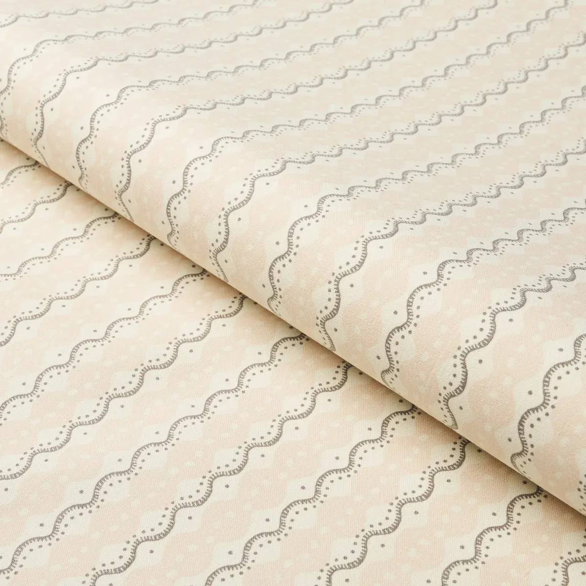 CENTIPEDE STRIPE fabric ANGEL PINK color by Schumacher
