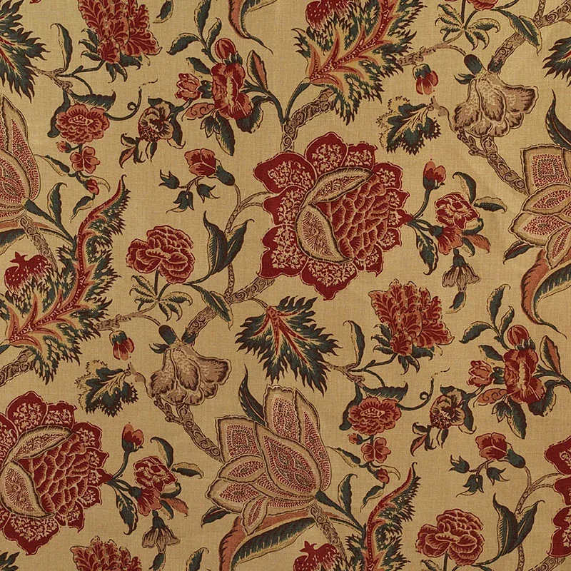 CEYLON FLORAL VINE fabric DOCUMENT color by Schumacher
