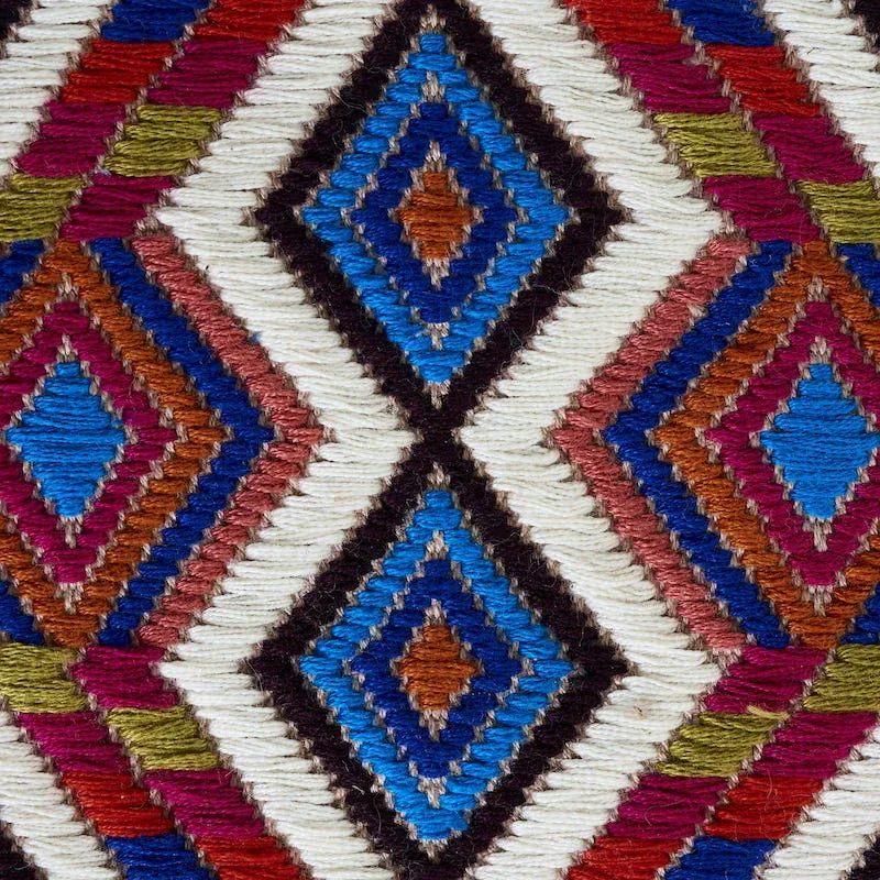CHAHAL HAND WOVEN BROCADE Fabric – CARNIVAL | Schumacher | W CHAHAL HAND WOVEN BROCADE fabric CARNIVAL color by Schumacher