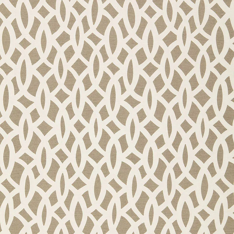 CHAIN LINK fabric FLAX color by Schumacher