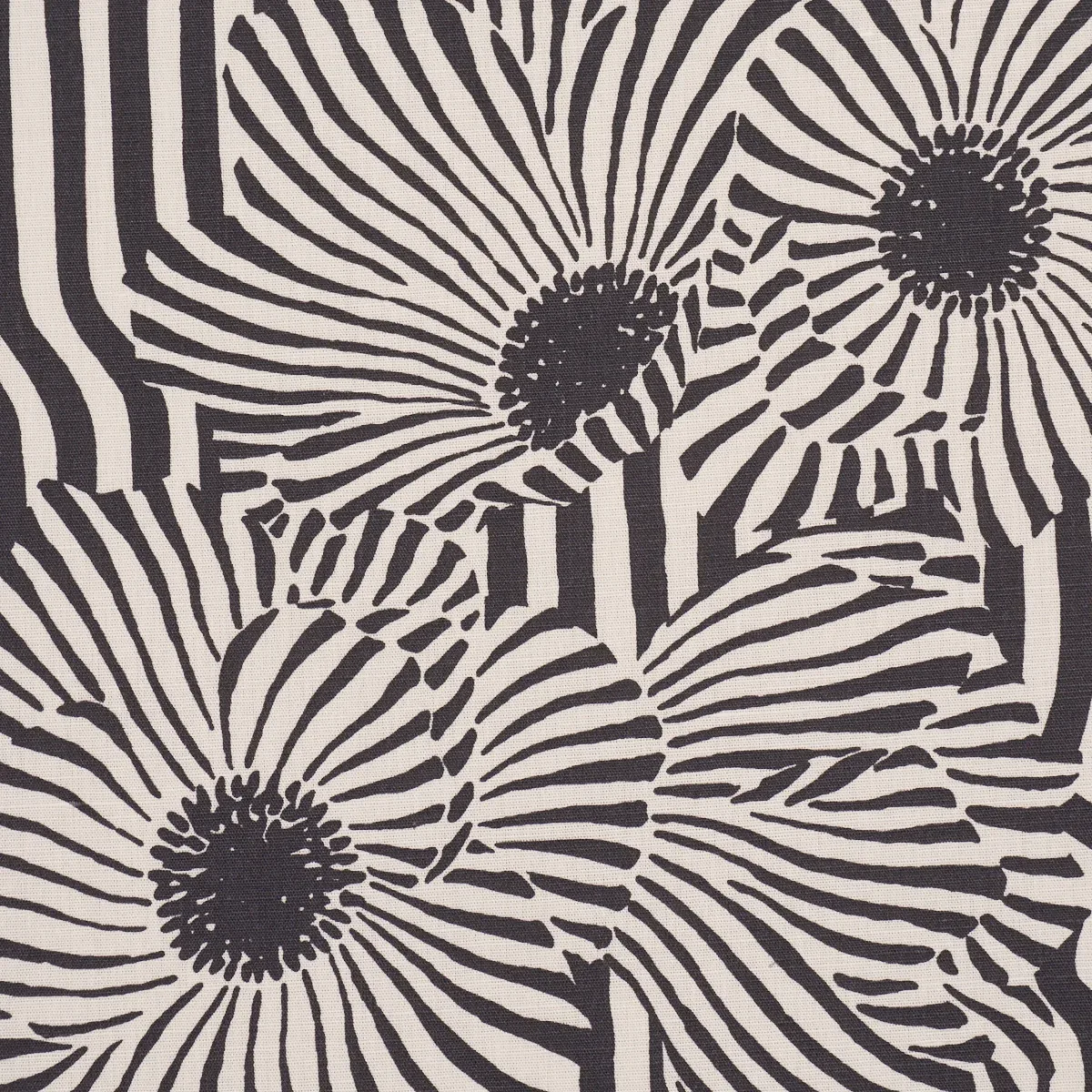 CHANEY FLORAL Fabric – CARBON | Schumacher | Wallpaper Twins CHANEY FLORAL fabric CARBON color by Schumacher