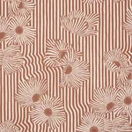 CHANEY FLORAL fabric TERRACOTTA color by Schumacher