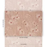 CHANEY FLORAL fabric TERRACOTTA color by Schumacher