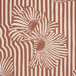 CHANEY FLORAL fabric TERRACOTTA color by Schumacher