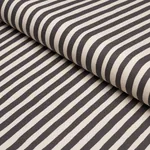CHANEY STRIPE Fabric – CARBON | Schumacher | Wallpaper Twins CHANEY STRIPE fabric CARBON color by Schumacher