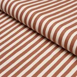 CHANEY STRIPE Fabric – TERRACOTTA | Schumacher | Wallpaper T CHANEY STRIPE fabric TERRACOTTA color by Schumacher