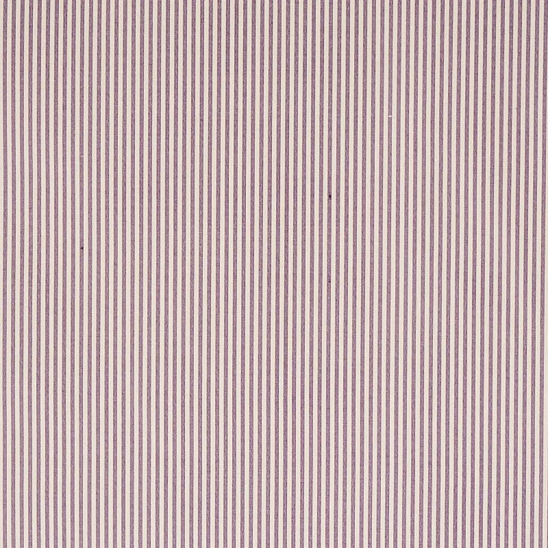 CHAREE SILK STRIPE fabric AUBERGINE color by Schumacher