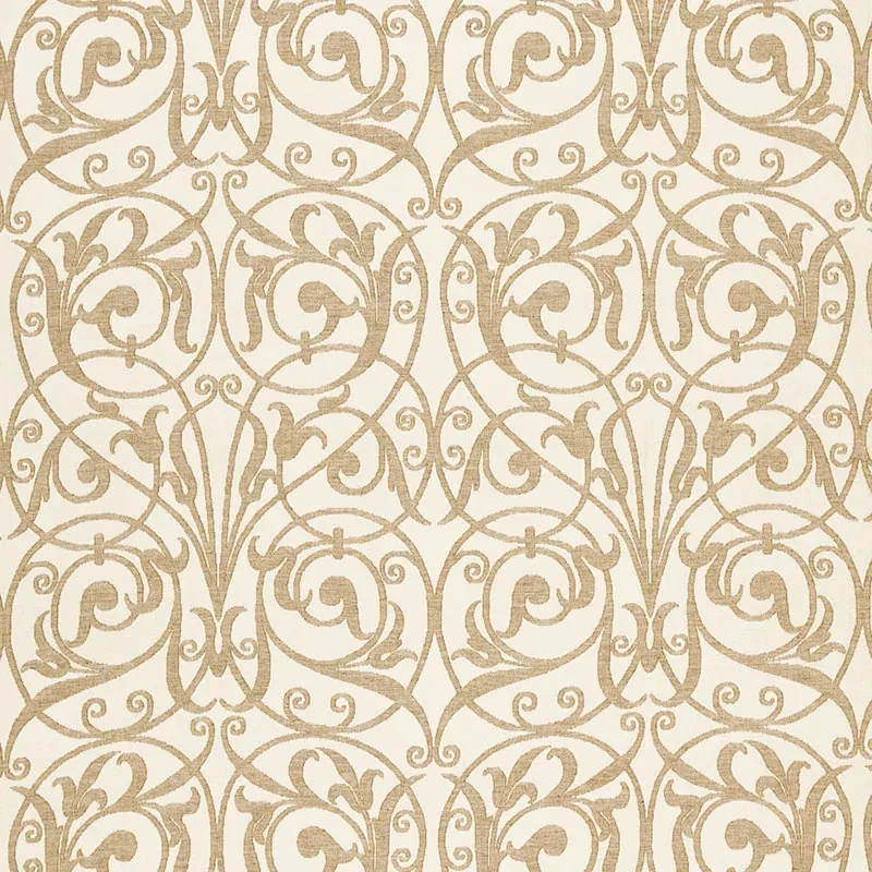 CHARLESTON WOOL SHEER fabric TAUPE color by Schumacher