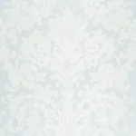 CHATEAU SILK DAMASK fabric CIEL color by Schumacher