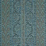 CHATELAINE PAISLEY fabric BLUE color by Schumacher