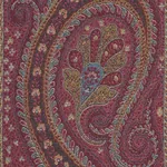 CHATELAINE PAISLEY fabric MAGENTA color by Schumacher