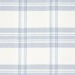 CHECK RUSTIQUE fabric SKY color by Schumacher
