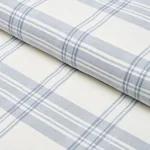 CHECK RUSTIQUE fabric SKY color by Schumacher