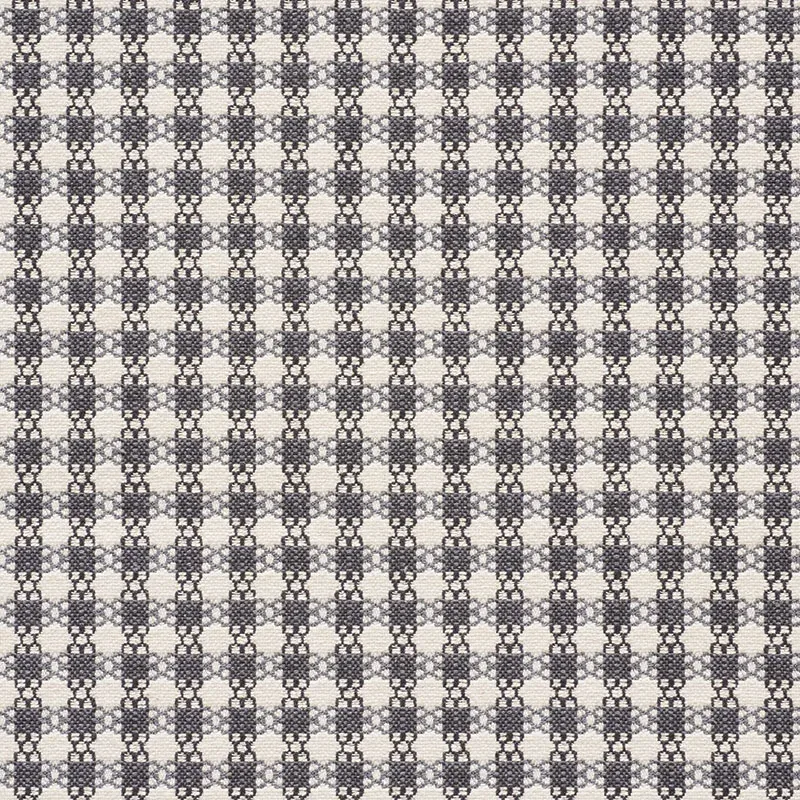 CHECKMATE fabric GRAPHITE color by Schumacher