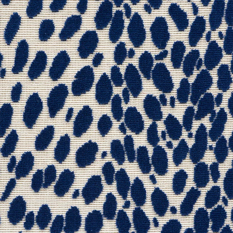 CHEETAH VELVET Fabric – INK | Schumacher | Wallpaper Twins CHEETAH VELVET fabric INK color by Schumacher