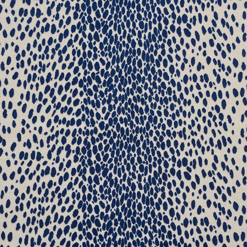 CHEETAH VELVET fabric INK color by Schumacher