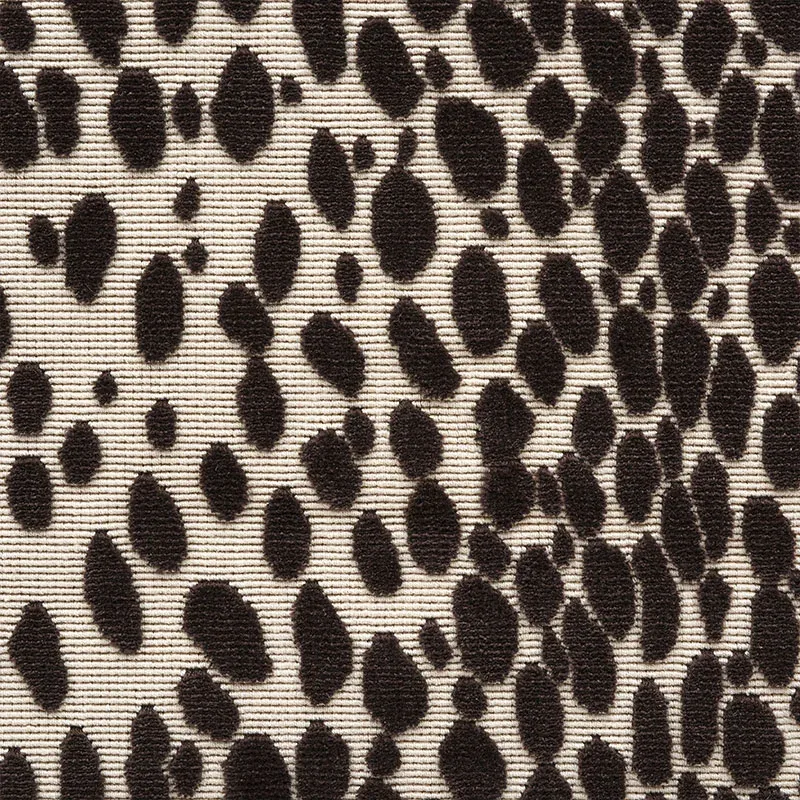 CHEETAH VELVET Fabric – JAVA | Schumacher | Wallpaper Twins CHEETAH VELVET fabric JAVA color by Schumacher