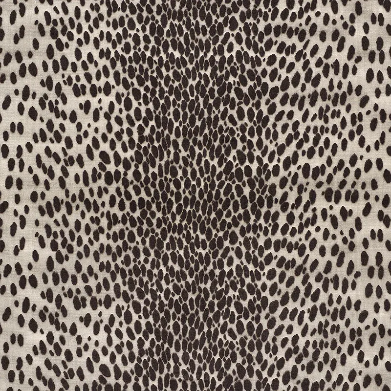 CHEETAH VELVET fabric JAVA color by Schumacher