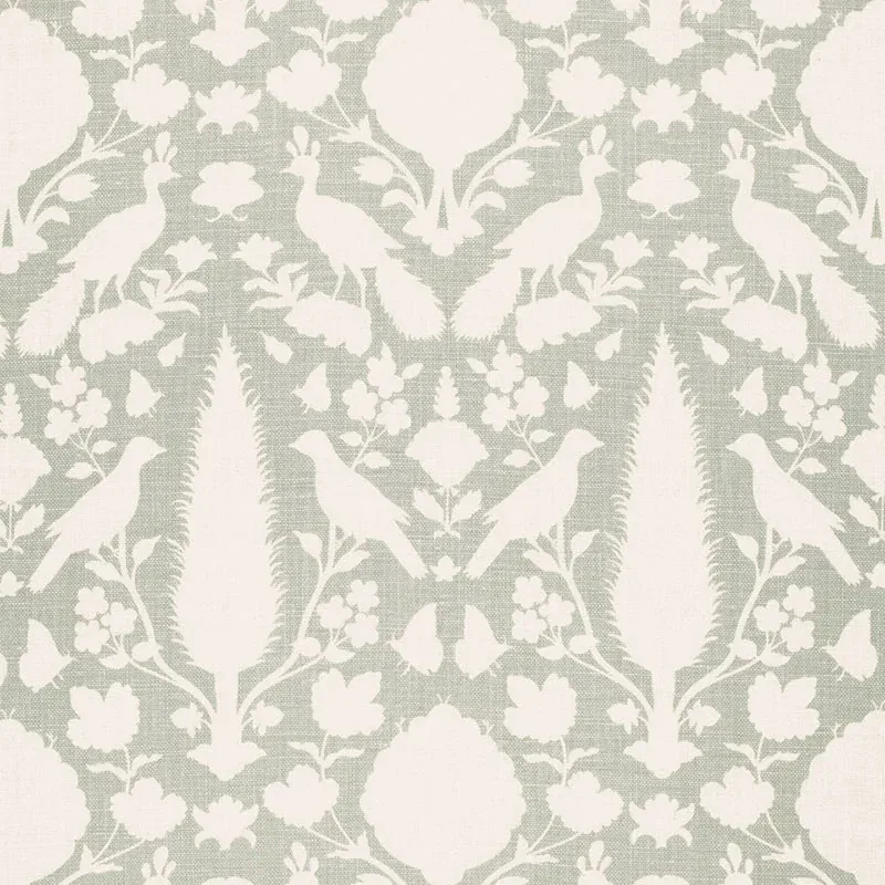 CHENONCEAU fabric AQUAMARINE color by Schumacher