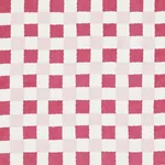 Chequer Hand Block Print fabric PINKS color by Schumacher