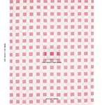 Chequer Hand Block Print fabric PINKS color by Schumacher