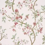 CHERRY BLOSSOM fabric CHERRY color by Schumacher