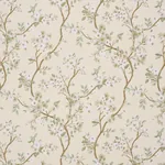 CHERRY BLOSSOM fabric CITRON color by Schumacher