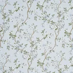 CHERRY BLOSSOM Fabric – SKY | Schumacher | Wallpaper Twins CHERRY BLOSSOM fabric SKY color by Schumacher