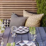 CHEVRON INDOOR/OUTDOOR fabric NAVY color by Schumacher