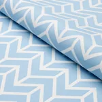 CHEVRON INDOOR/OUTDOOR fabric SKY color by Schumacher