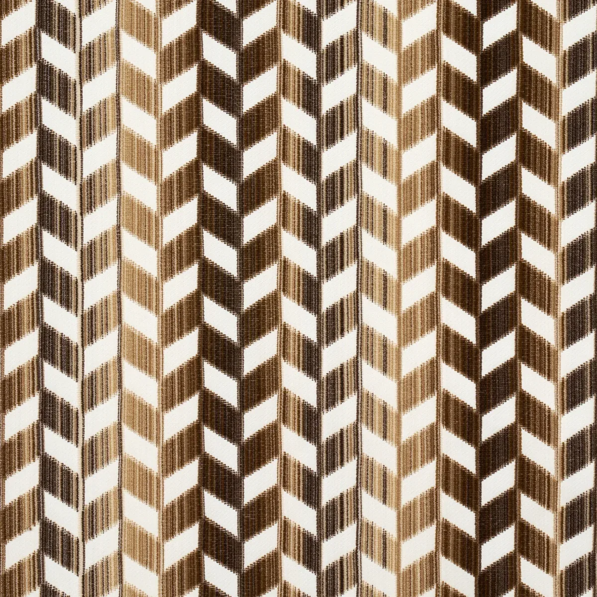 CHEVRON STRIÉ VELVET fabric GOLD color by Schumacher