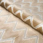 CHEVRON VELVET Fabric – GOLD | Schumacher | Wallpaper Twins CHEVRON VELVET fabric GOLD color by Schumacher