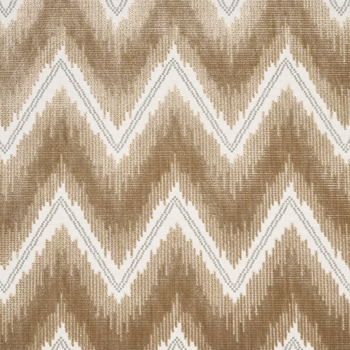 CHEVRON VELVET Fabric – GOLD | Schumacher | Wallpaper Twins CHEVRON VELVET fabric GOLD color by Schumacher