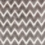 CHEVRON VELVET Fabric – GREY | Schumacher | Wallpaper Twins CHEVRON VELVET fabric GREY color by Schumacher