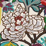 CHIANG MAI DRAGON Fabric – ALABASTER | Schumacher | Wallpape CHIANG MAI DRAGON fabric ALABASTER color by Schumacher