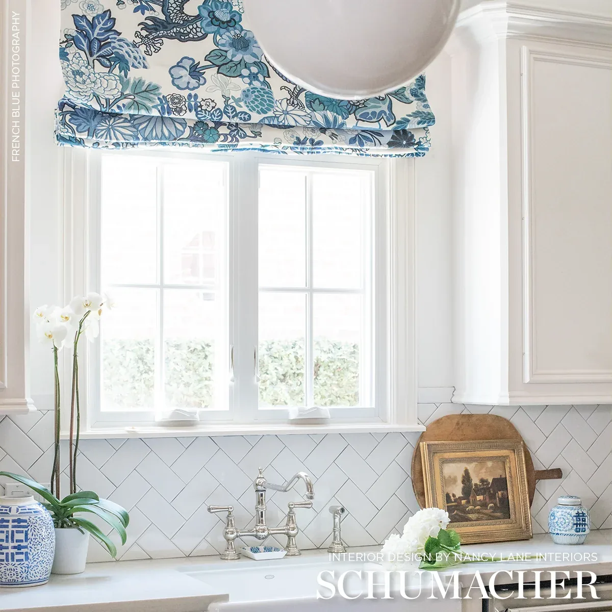 CHIANG MAI DRAGON Fabric – CHINA BLUE | Schumacher | Wallpap CHIANG MAI DRAGON fabric CHINA BLUE color by Schumacher