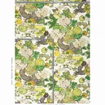 CHIANG MAI DRAGON fabric CITRUS color by Schumacher