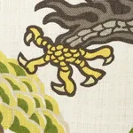 CHIANG MAI DRAGON fabric CITRUS color by Schumacher