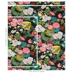 CHIANG MAI DRAGON fabric EBONY color by Schumacher