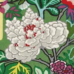 CHIANG MAI DRAGON fabric JADE color by Schumacher