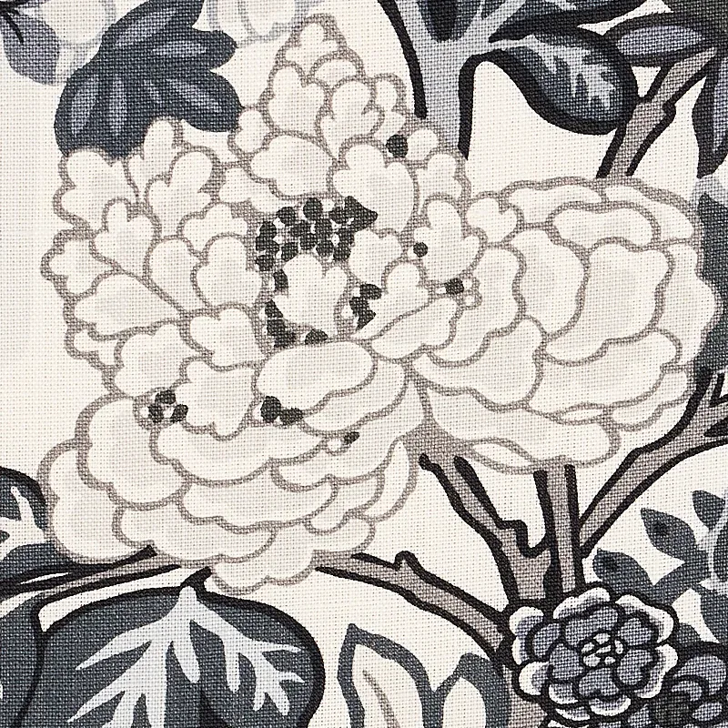 CHIANG MAI DRAGON Fabric – SMOKE | Schumacher | Wallpaper Tw CHIANG MAI DRAGON fabric SMOKE color by Schumacher