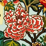 CHIANG MAI DRAGON VELVET Fabric – AQUAMARINE | Schumacher | CHIANG MAI DRAGON VELVET fabric AQUAMARINE color by Schumacher