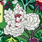 CHIANG MAI DRAGON VELVET fabric JADE color by Schumacher