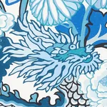 CHIANG MAI INDOOR/OUTDOOR Fabric – CHINA BLUE | Schumacher | CHIANG MAI INDOOR/OUTDOOR fabric CHINA BLUE color by Schumacher