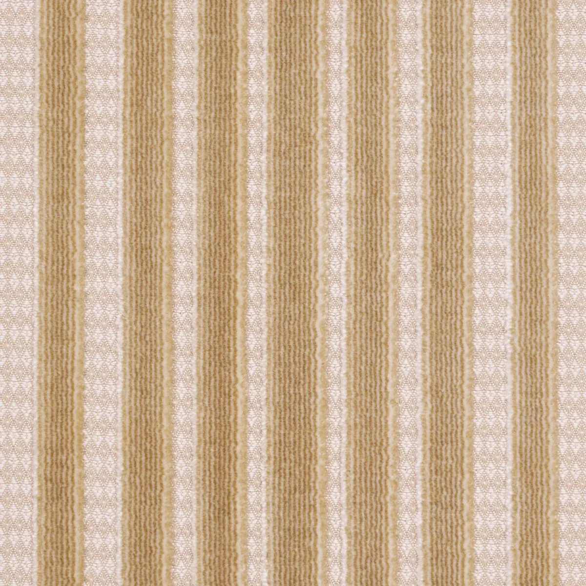 CHIMAY STRIPE VELVET fabric CHAMPAGNE color by Schumacher