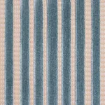 CHIMAY STRIPE VELVET fabric CIEL color by Schumacher