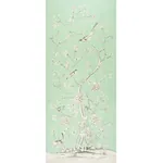 CHINOIS PALAIS Fabric – AQUAMARINE | Schumacher | Wallpaper CHINOIS PALAIS fabric AQUAMARINE color by Schumacher