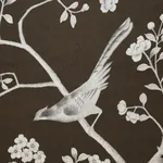 CHINOIS PALAIS fabric CHOCOLATE color by Schumacher