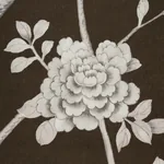 CHINOIS PALAIS fabric CHOCOLATE color by Schumacher