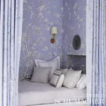 CHINOIS PALAIS Fabric – LAVENDER | Schumacher | Wallpaper Tw CHINOIS PALAIS fabric LAVENDER color by Schumacher